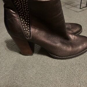 Reba Boots with rhinestones on each side.